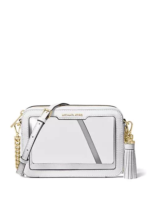 michael kors medium clear black|Michael Kors medium crossbody.